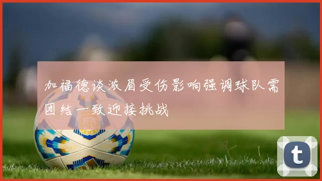 加福德谈浓眉受伤影响强调球队需团结一致迎接挑战